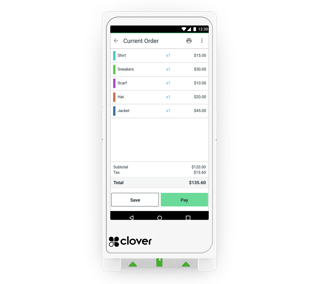 Clover Flex point-of-sale system